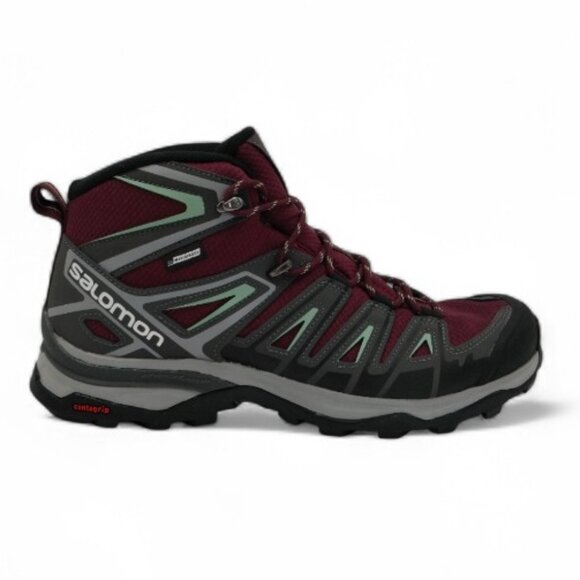 Salomon Women's Size 8.5 X Ultra Pioneer Mid Clima Waterproof Hiking Boots - Picture 4 of 16